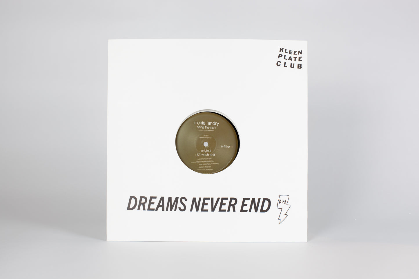 Dickie Landry - Hang The Rich 12"