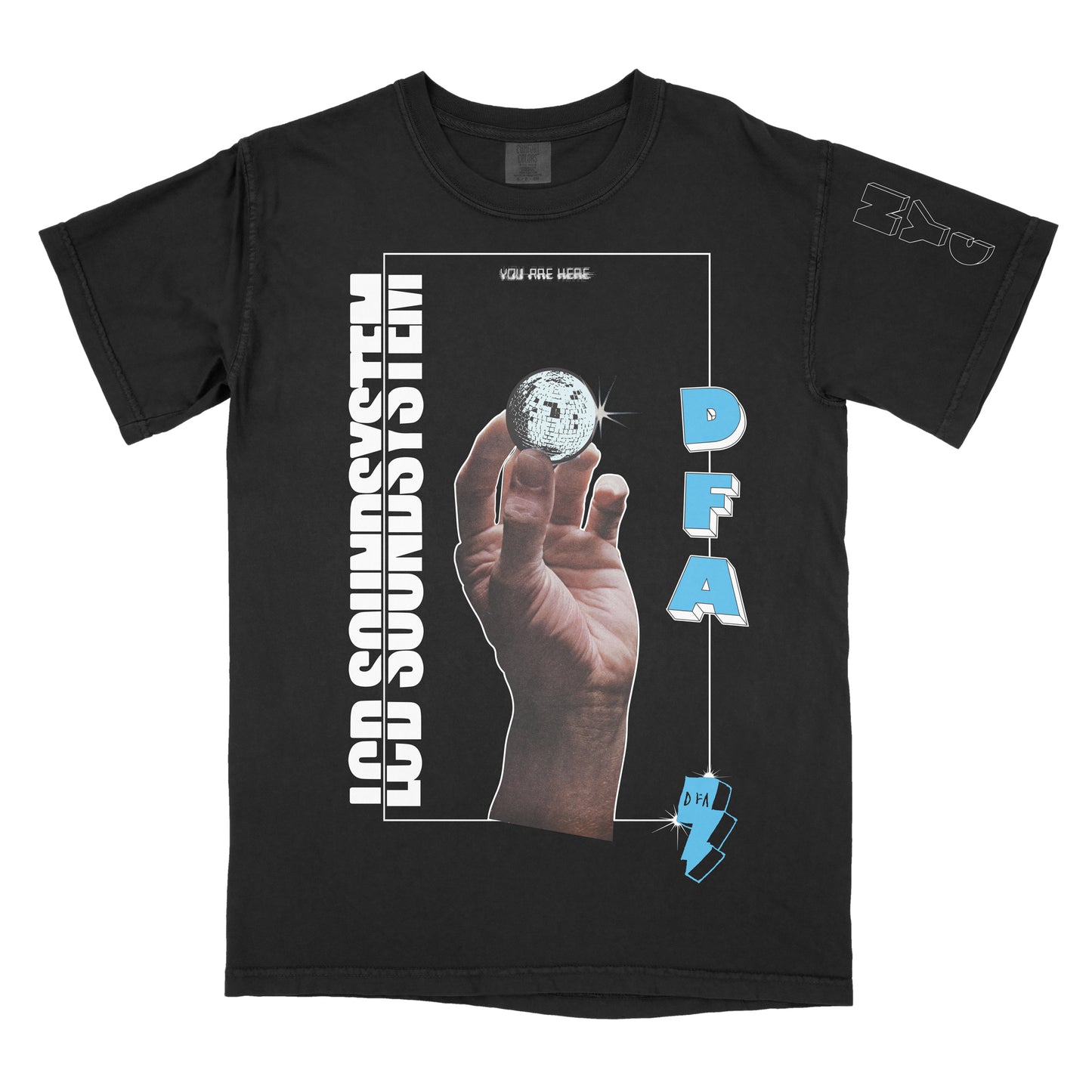 LCD Soundsystem Knockdown Center 2025 Black T-Shirt