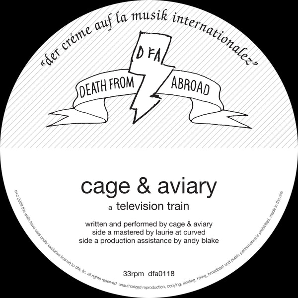 Death From Abroad: Cage & Aviary - Television Train 12"