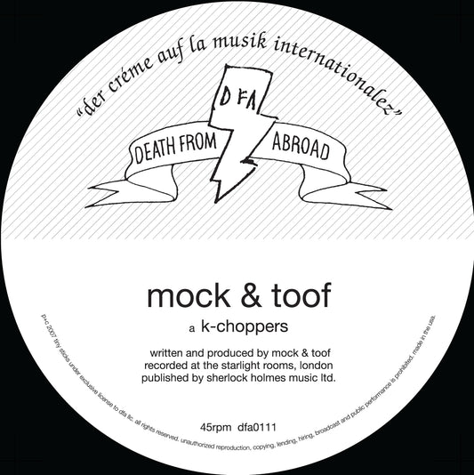 Death From Abroad: Mock & Toof - K-Choppers 12"