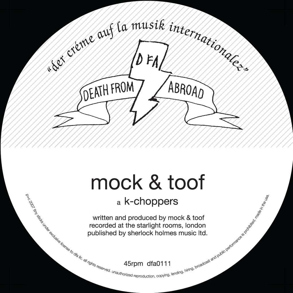 Death From Abroad: Mock & Toof - K-Choppers 12"