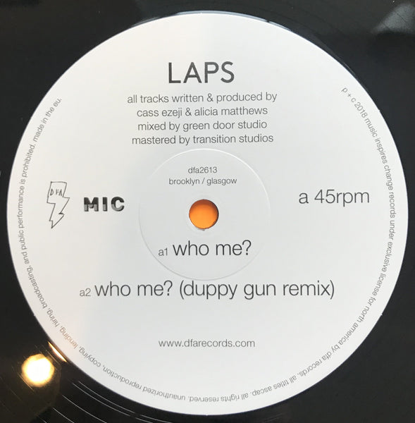 LAPS - Who Me 12"