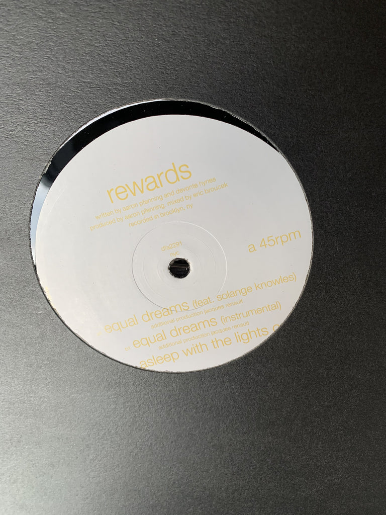 Rewards - Equal Dreams 12" w/ Solange & Dev Hynes