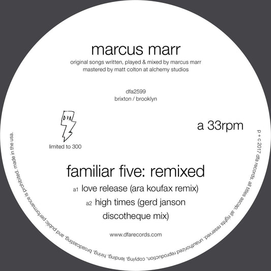 Marcus Marr - Familiar Five: Remixed 12"