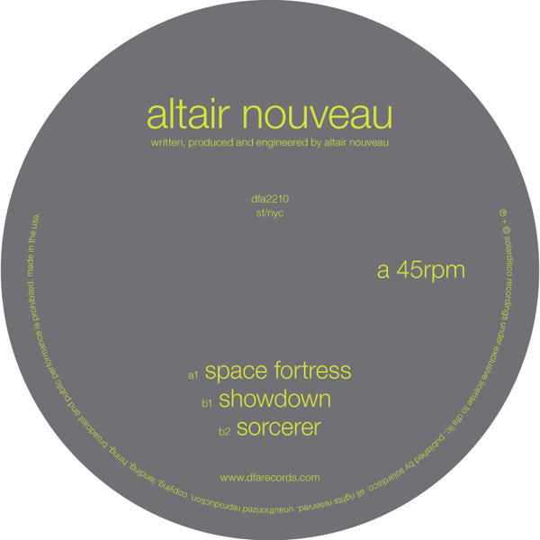 Altair Nouveau - Space Fortress 12"